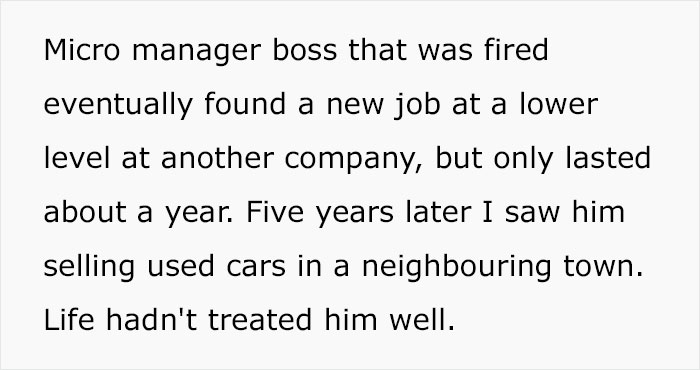 Micromanaging Boss Makes His Employees' Life Miserable, Gets What's Coming To Him Micromanaging Boss Makes His Employees' Life Miserable, Gets What's Coming To Him