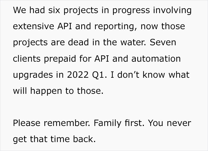 Employee Quits Because Company Denies Their Vacation, Boss Begs Them To Come Back When Business Starts Losing Money Employee Quits Because Company Denies Their Vacation, Boss Begs Them To Come Back When Business Starts Losing Money