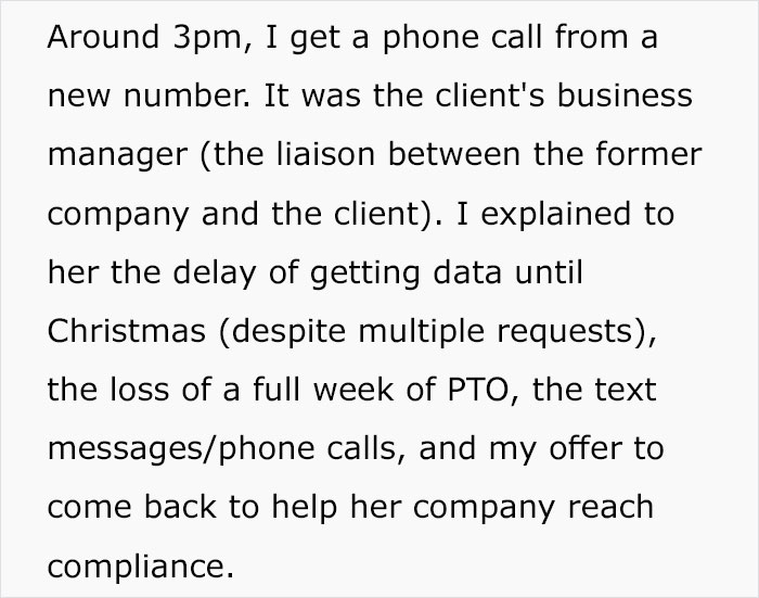 Employee Quits Because Company Denies Their Vacation, Boss Begs Them To Come Back When Business Starts Losing Money Employee Quits Because Company Denies Their Vacation, Boss Begs Them To Come Back When Business Starts Losing Money