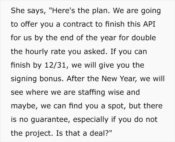 Employee Quits Because Company Denies Their Vacation, Boss Begs Them To Come Back When Business Starts Losing Money Employee Quits Because Company Denies Their Vacation, Boss Begs Them To Come Back When Business Starts Losing Money