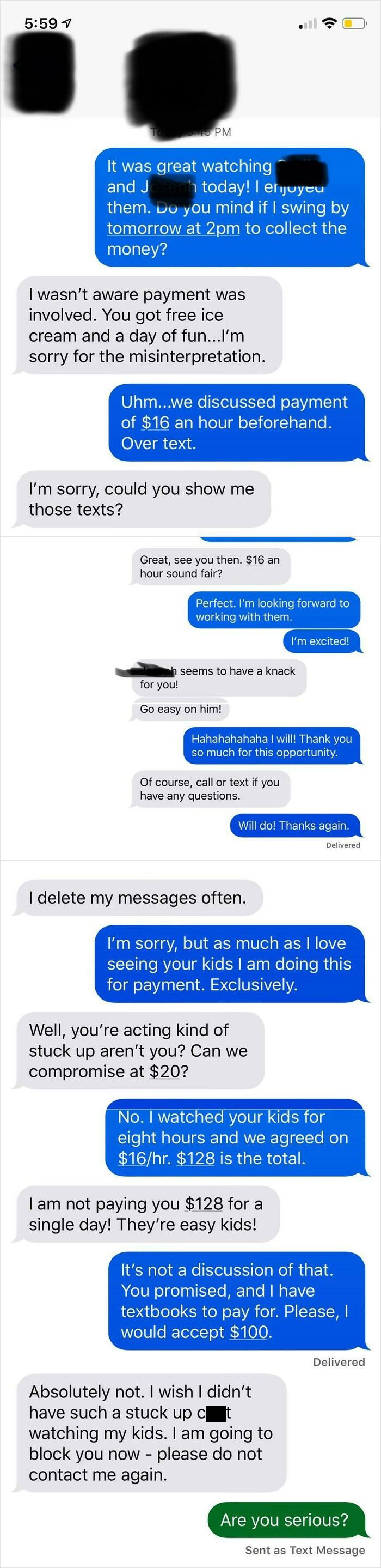 Sister Sent Me This... She Was Blocked Immediately After