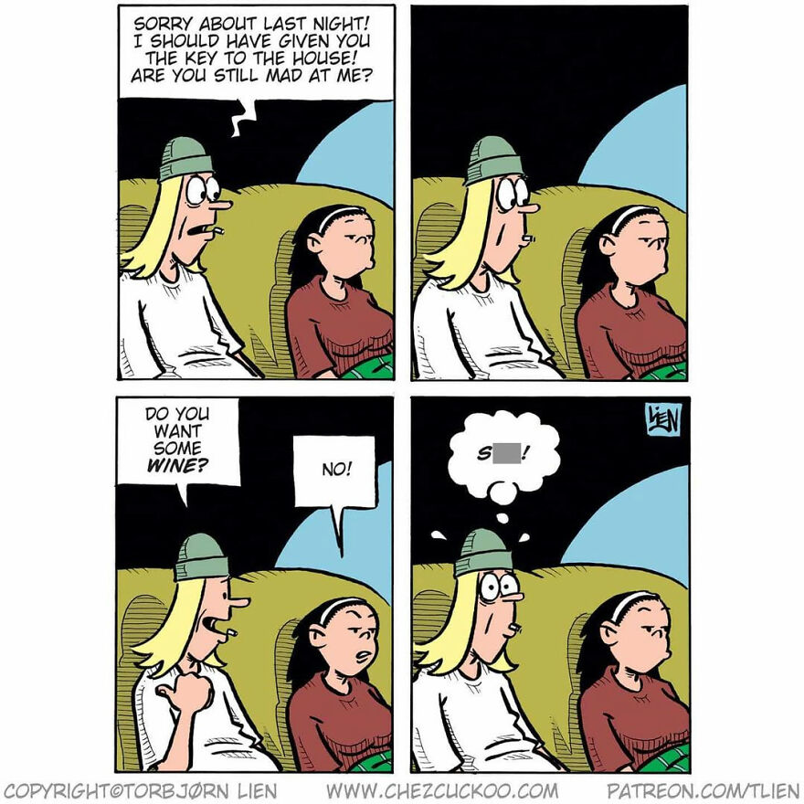 Norwegian Artist Creates Fun Comics With Unexpected Endings