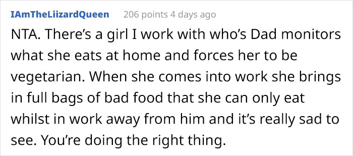 Father Says 11-Year-Old Daughter Is Getting Fat, Mother Refuses To Decrease Her Food Portion Sizes