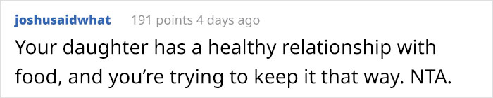 Father Says 11-Year-Old Daughter Is Getting Fat, Mother Refuses To Decrease Her Food Portion Sizes