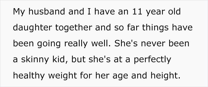 Father Says 11-Year-Old Daughter Is Getting Fat, Mother Refuses To Decrease Her Food Portion Sizes