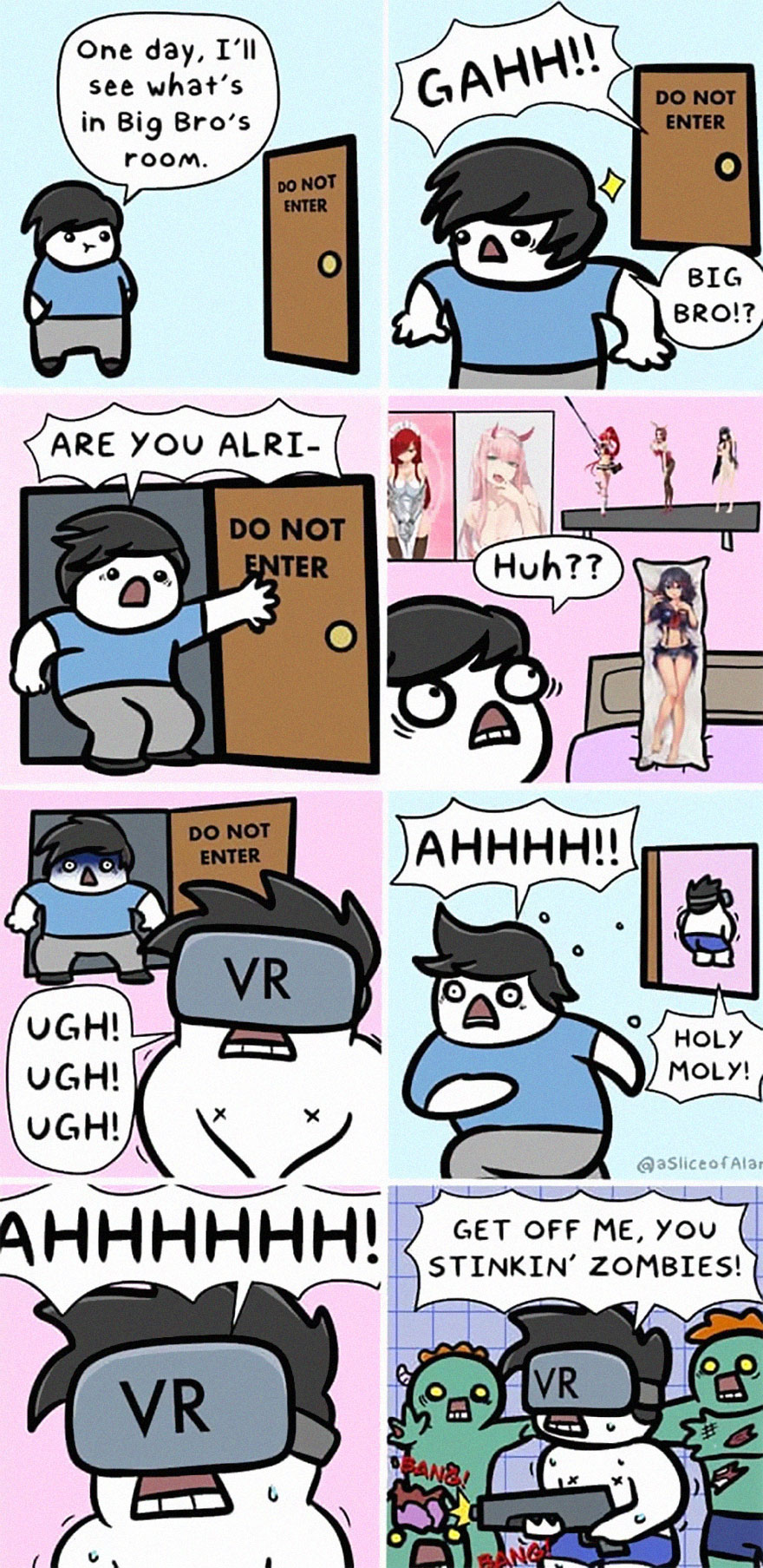 Meet "A Slice Of Alan",the Artist Who Creates Random, Silly And Funny Comics