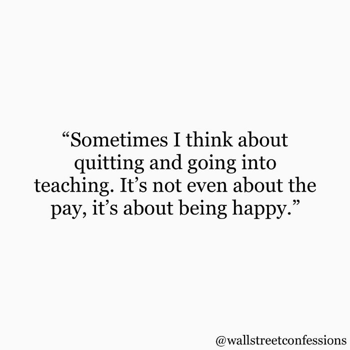 Wall Street Confessions