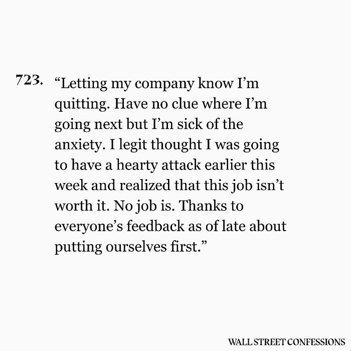 Wall Street Confessions