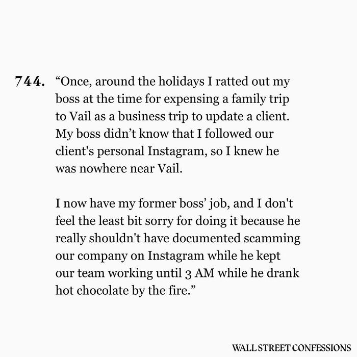 Wall Street Confessions