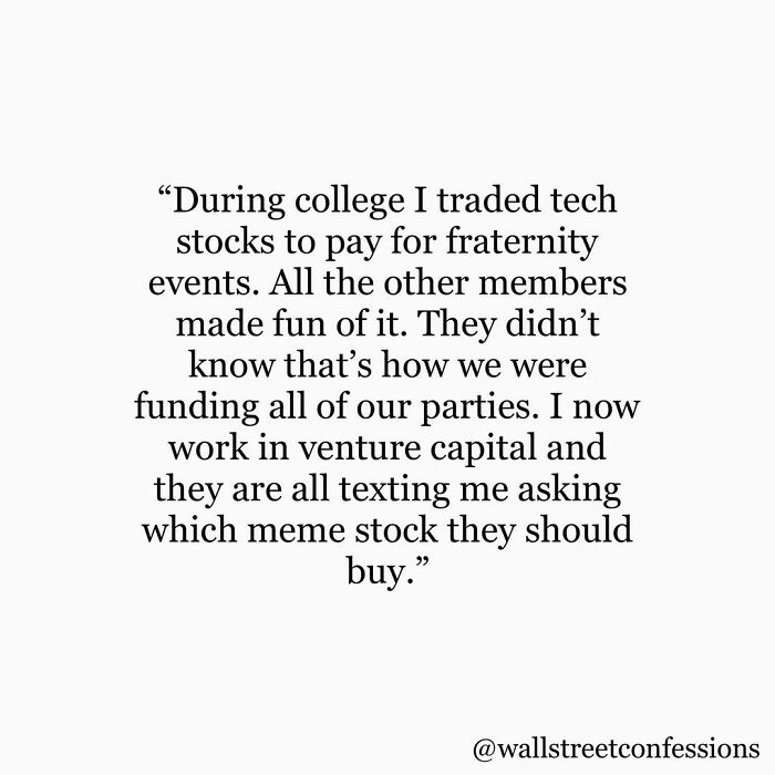 Wall Street Confessions