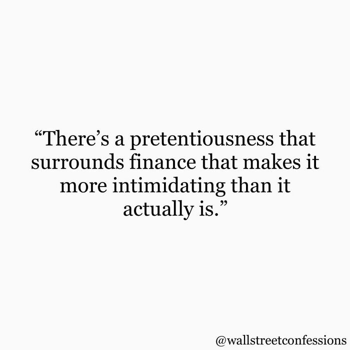 Wall Street Confessions