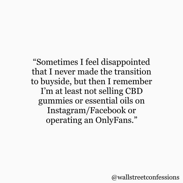 Wall Street Confessions