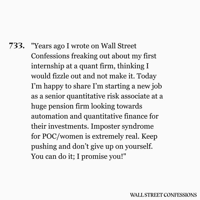 Wall Street Confessions