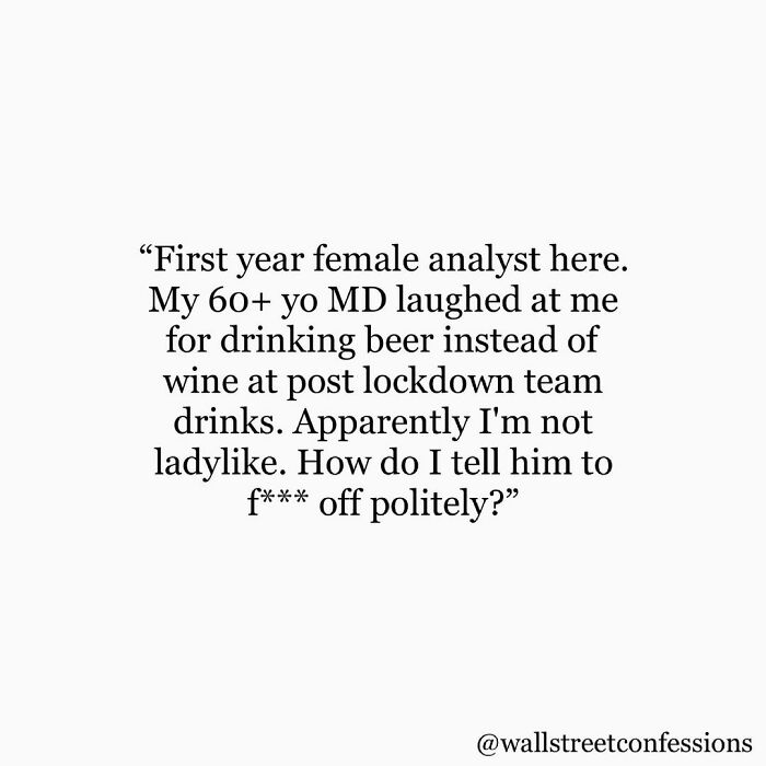 Wall Street Confessions