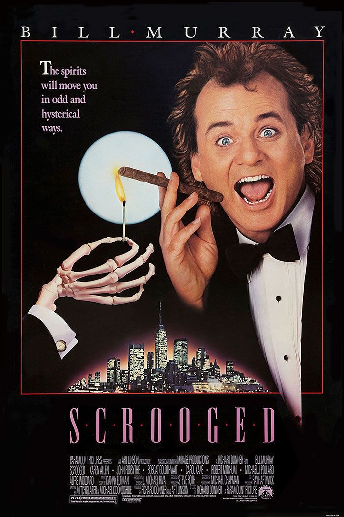 Poster of Scrooged movie 