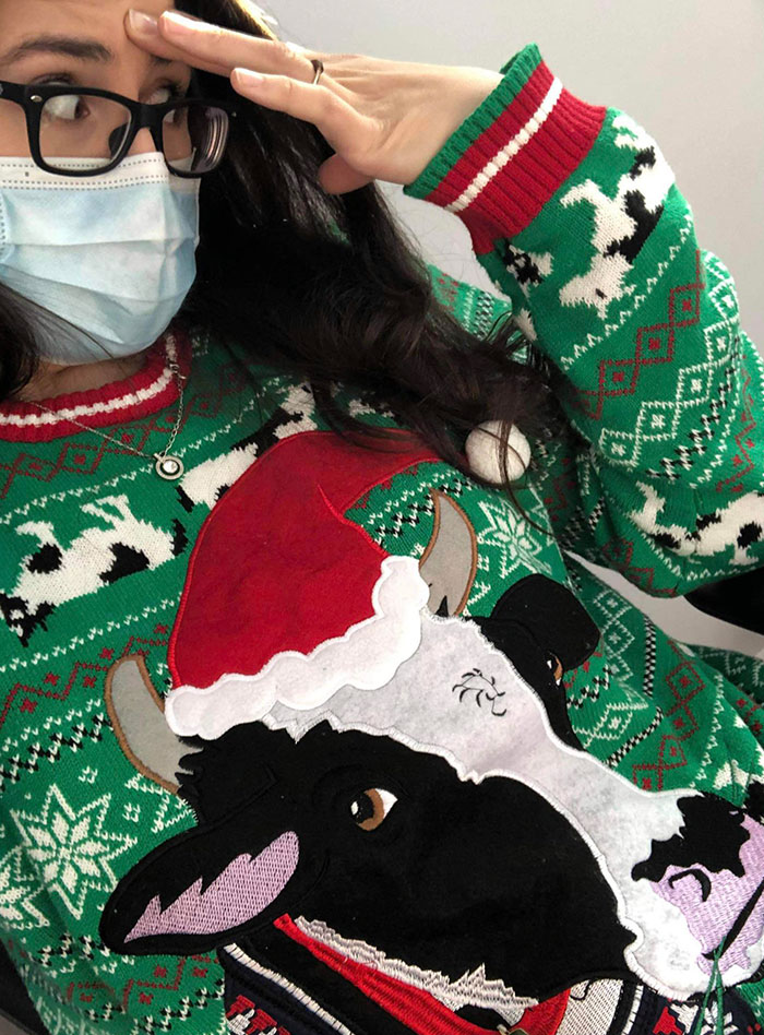 Just Got A New Job. They Said To Wear "Christmas Clothes" The Other Day. They All Came In Dressed Up. I Apparently Didn't Understand The Same Thing