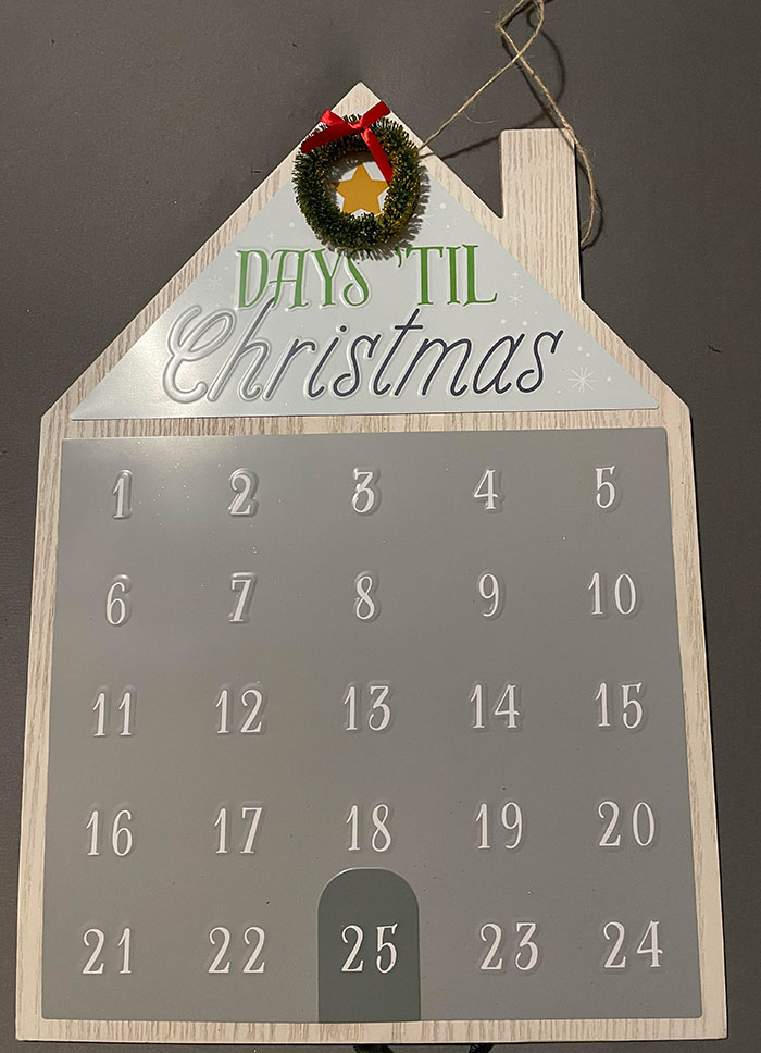 This Christmas Calendar My Parents Purchased For My Kids
