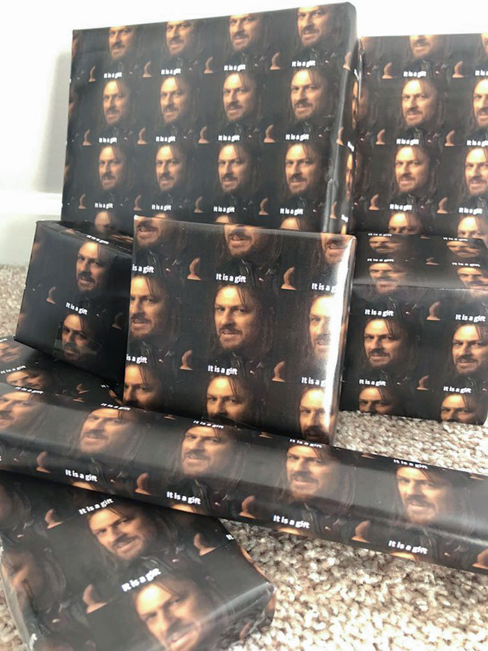 Started Wrapping Christmas Presents Early This Year. Thought You All Would Enjoy