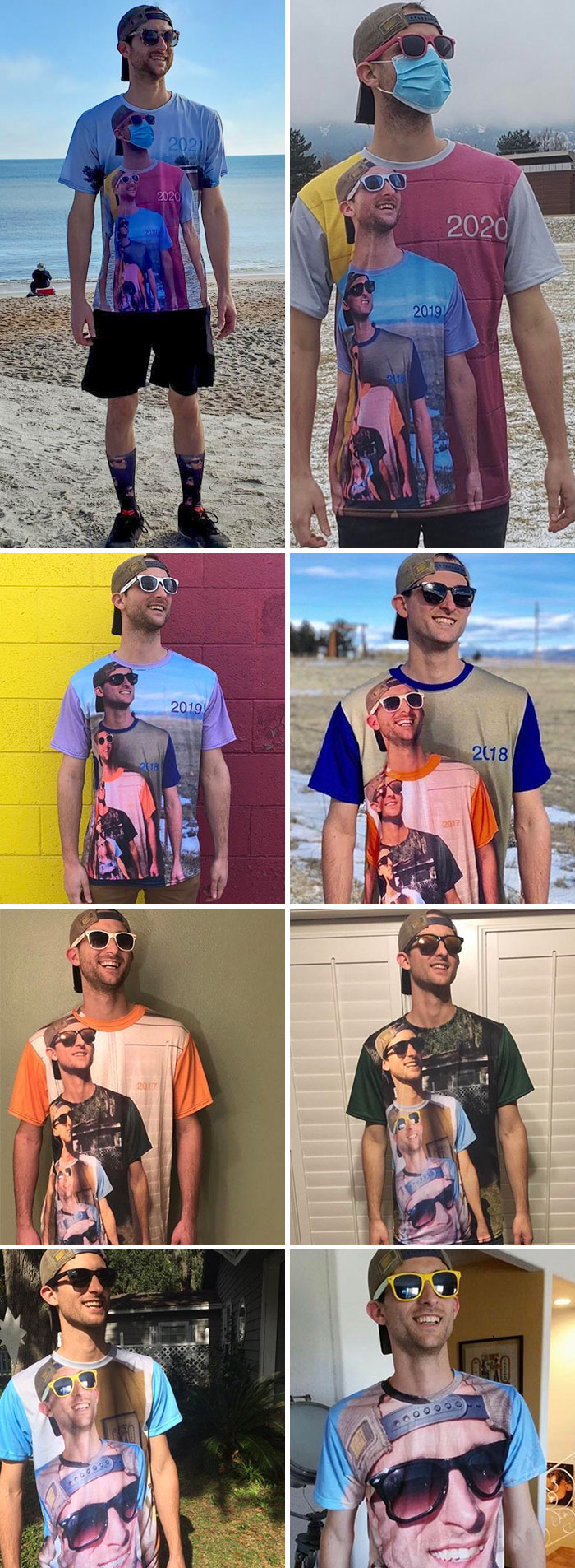 Shirtception - Mi regalo favorito de cada año de mi hermano. Ahora estamos en el nivel 8