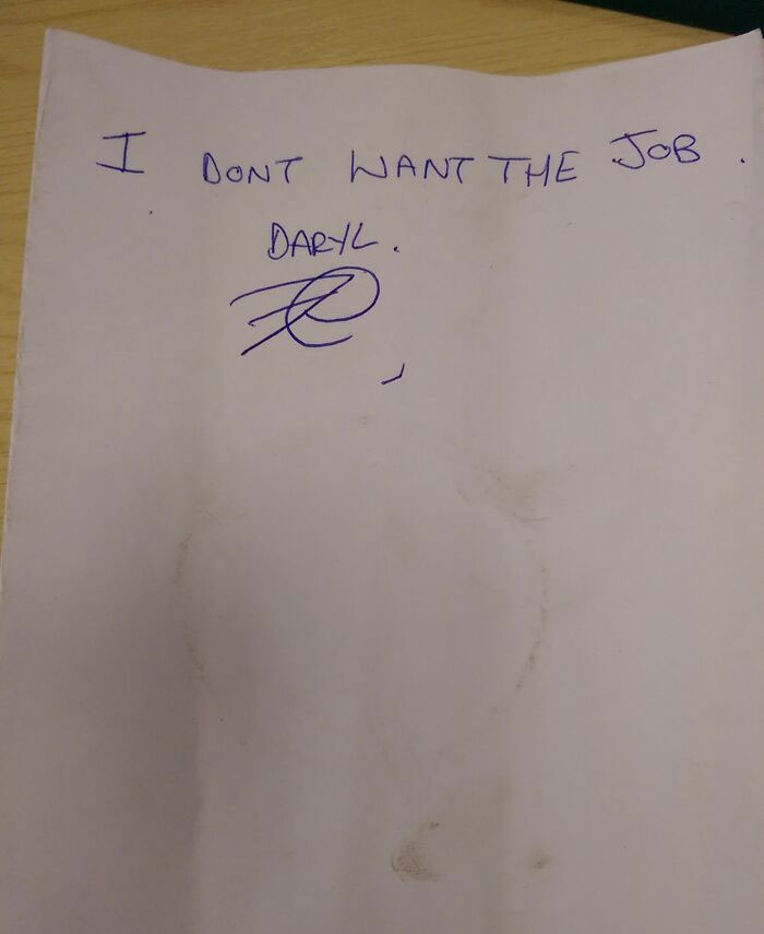 Resignation Letter