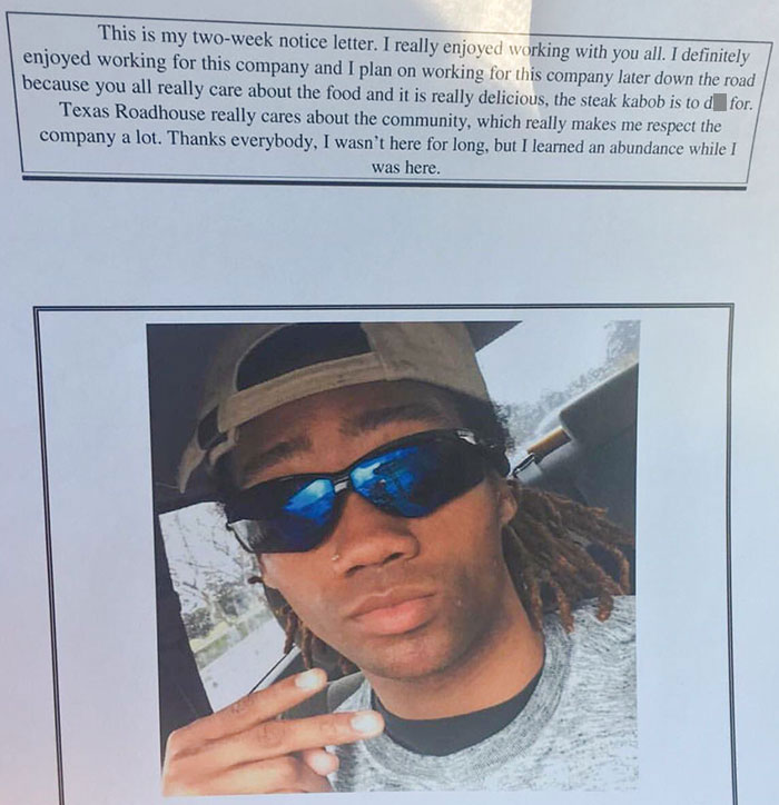 Best Two Weeks Notice Ever