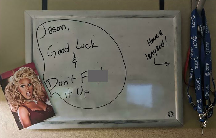 Quit My Job And Left A Message For My Successor