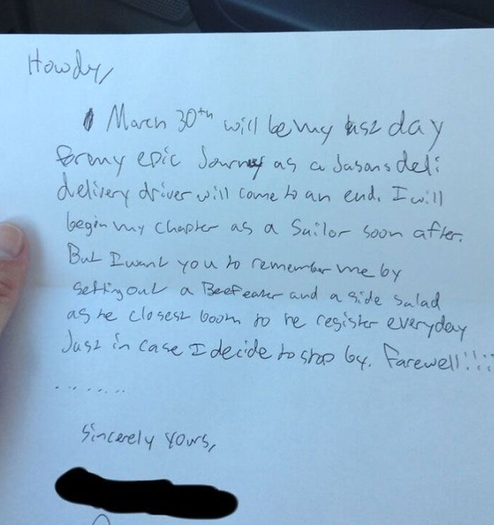 I Joined The Navy Recently And Will Be Going Off To Basic In A Few Months. I Put My 2 Weeks Notice In At Work Today. They Told Me To Make It "As Professional As Possible"