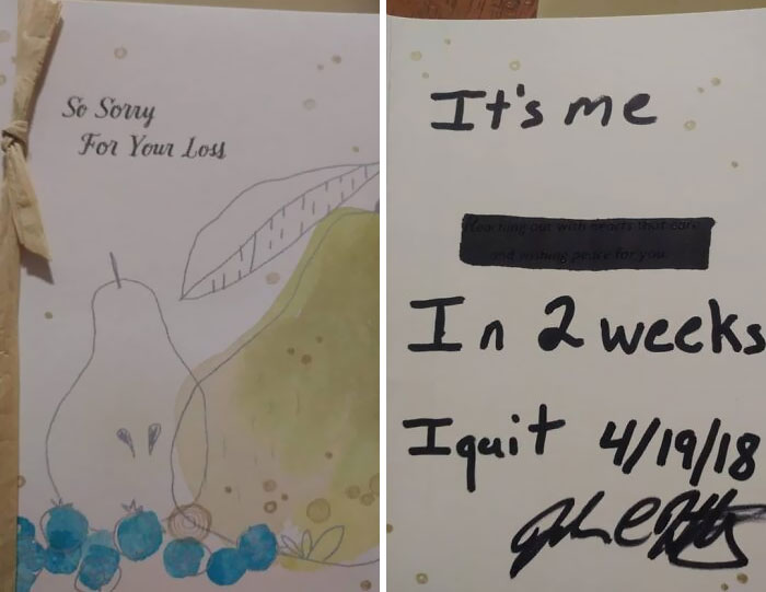 Well It's Been 6 Months Since I Finally Found A Job Worth Leaving That Hell Hole Excuse I Called A Job For. I Still Find My 2 Week Notice Hilarious