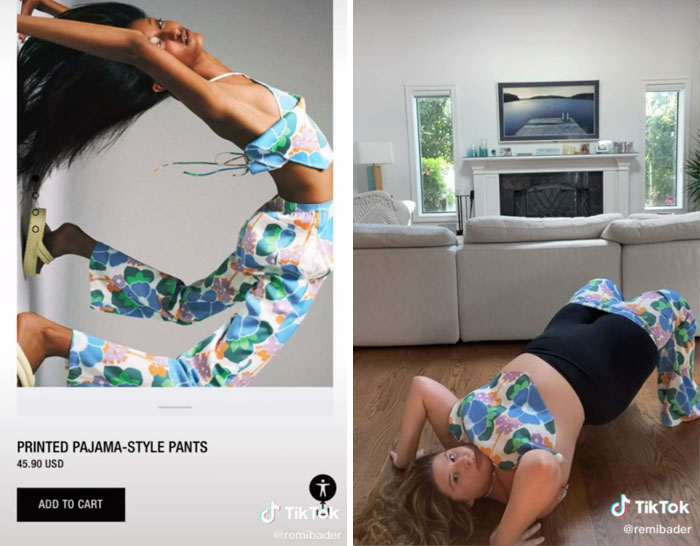 Esta mujer recrea las poses que realizan las modelos de Zara para demostrar lo ridículas que son Esta mujer recrea las poses que realizan las modelos de Zara para demostrar lo ridículas que son