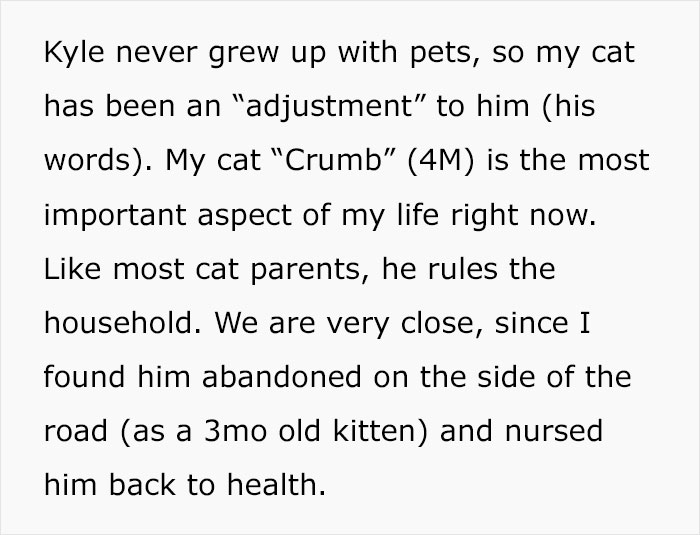 Boyfriend Lists All The Disgusting Things His GF Does With Her Cat, Gets An Instant 'Okay, Bye'