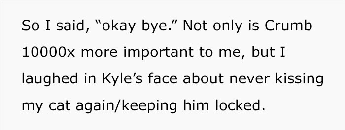 Boyfriend Lists All The Disgusting Things His GF Does With Her Cat, Gets An Instant 'Okay, Bye'