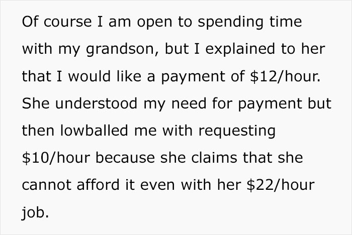 Grandma Won&rsquo;t Babysit Grandson Unless She Gets Paid, Asks The Internet If She Was Being A Jerk