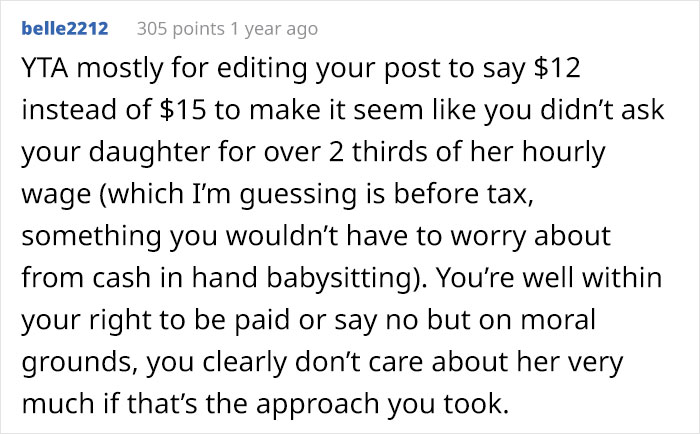 Grandma Won&rsquo;t Babysit Grandson Unless She Gets Paid, Asks The Internet If She Was Being A Jerk