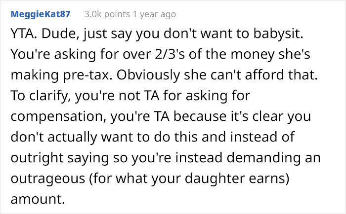 Grandma Won&rsquo;t Babysit Grandson Unless She Gets Paid, Asks The Internet If She Was Being A Jerk