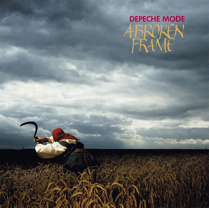 A striking album cover art featuring a person in a wheat field under dramatic clouds, representing greatest album covers.