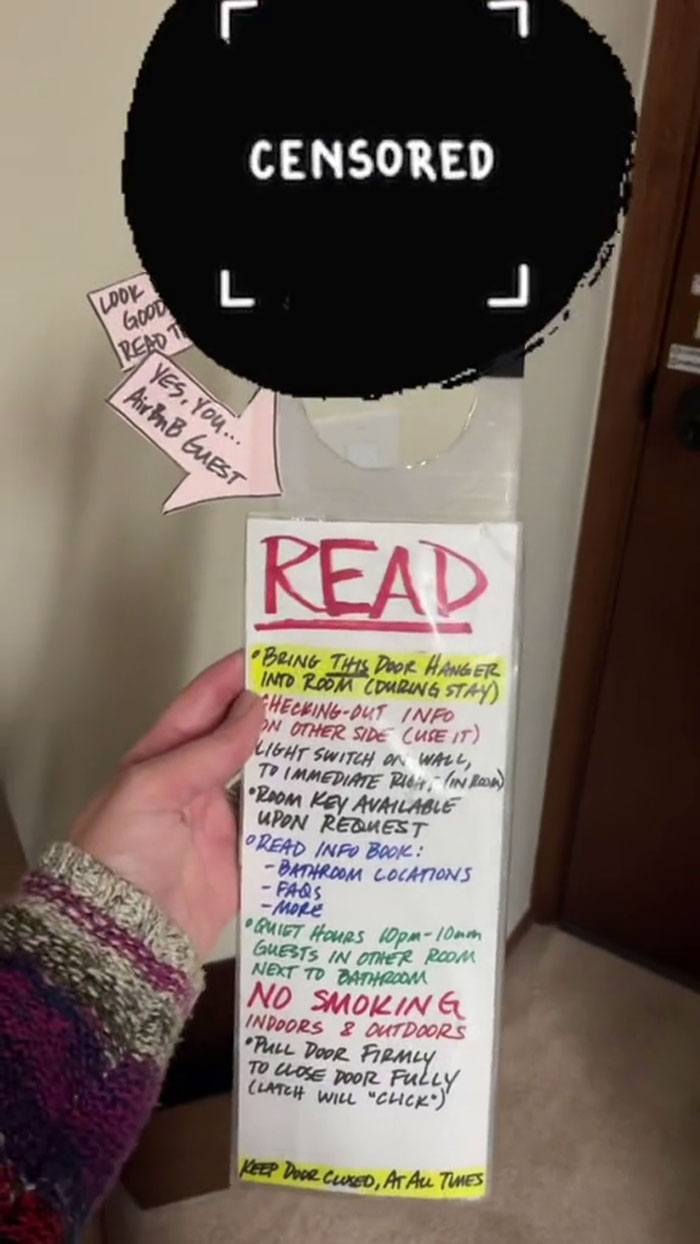 Airbnb Guest Shares Ridiculous Rules And Regulations This Host Had For Her