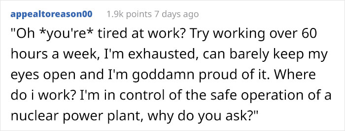 Man Tries To Laugh At People Who Feel Exhausted After 40h Workweek Because He Works Way More, Gets Laughed At Instead