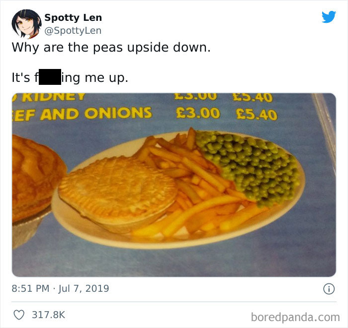 Thanks, I Hate These Upside Down Peas