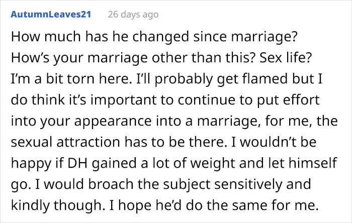 Husband Claims Wife 'Massively' Let Herself Go After Giving Birth, She Asks The Internet What To Do