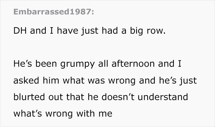 Husband Claims Wife 'Massively' Let Herself Go After Giving Birth, She Asks The Internet What To Do