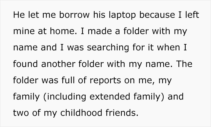 Wife Stays Separately In A Hotel During A Family Vacation When She Finds A Detailed Report On Her In Husband&rsquo;s Computer And Asks The Internet If She Overreacted