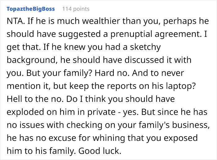 Wife Stays Separately In A Hotel During A Family Vacation When She Finds A Detailed Report On Her In Husband&rsquo;s Computer And Asks The Internet If She Overreacted