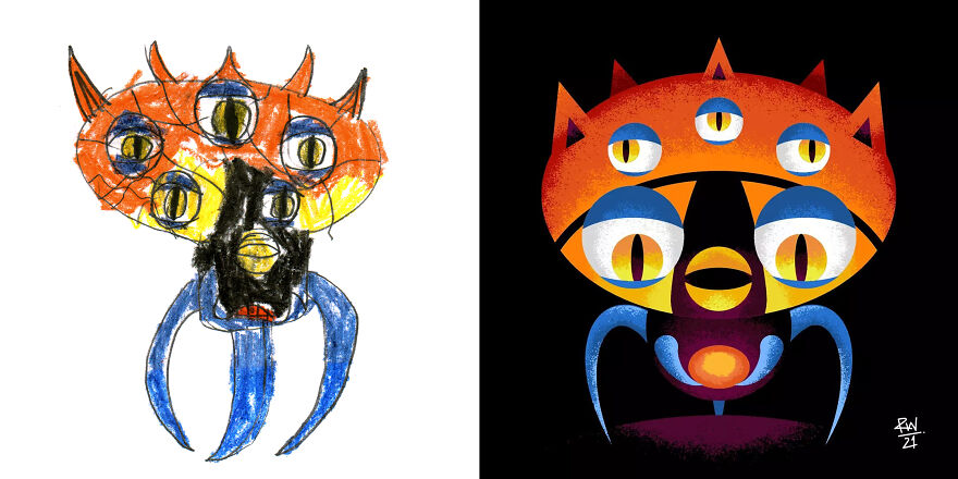 Prompt By Kid-Artist Mason, Fan Art By @reinvanwykillustrate