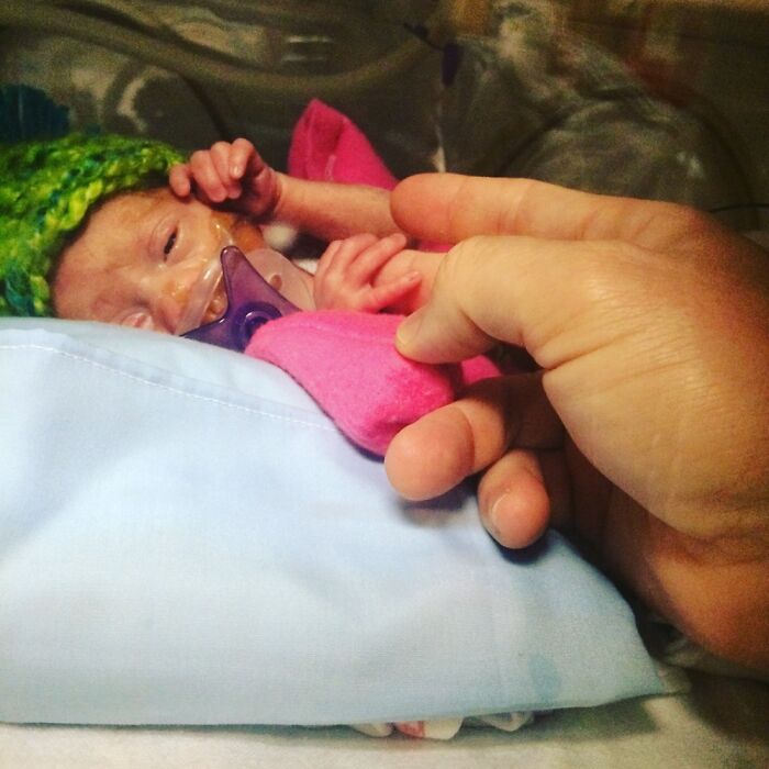 This Is My Husband Meeting Our Premature Grandson For The First Time