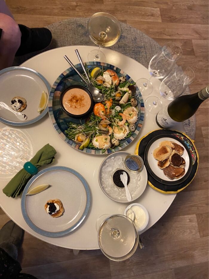 Seafood And Caviar For Starter