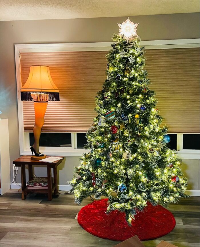 I Could Do Without The Tree, But The Lamp Is A Staple