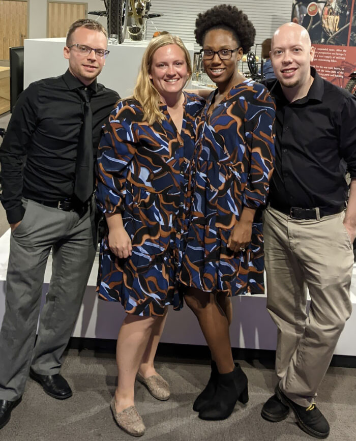 Best Friend Couples Accidentally Show Up To Wedding With Identical Dresses And Similar Outfits