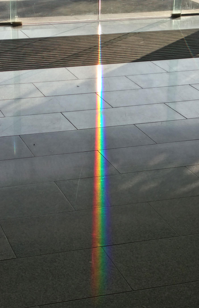 This Sliding Door Forms A Nice Rainbow When Closed