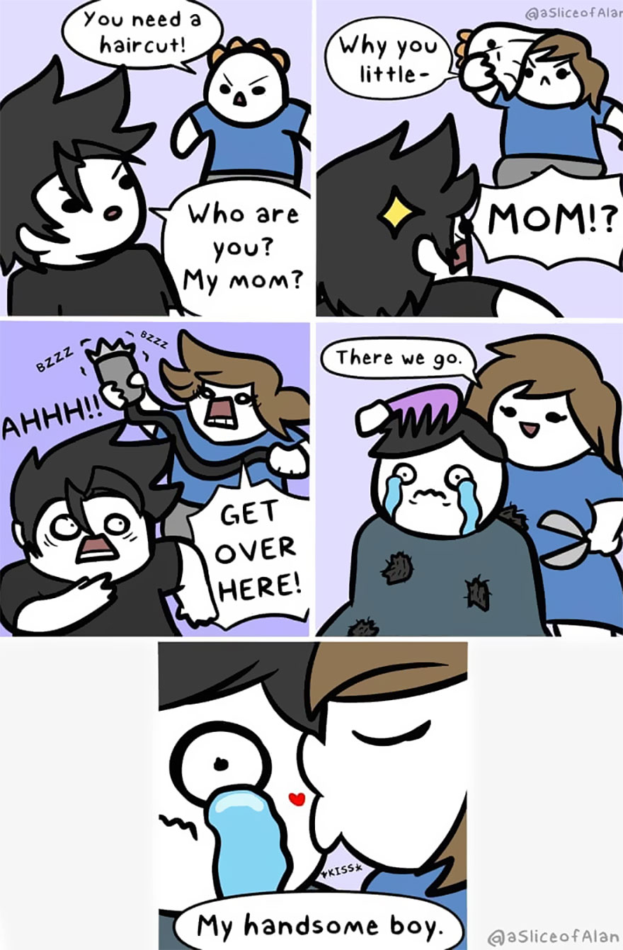 Meet "A Slice Of Alan",the Artist Who Creates Random, Silly And Funny Comics