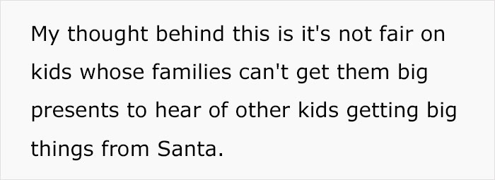 Mom Gets Called Out For Telling Kids Some Gifts Aren't From Santa, Inspires Other Parents Share Their Gifting Tactics Mom Gets Called Out For Telling Kids Some Gifts Aren't From Santa, Inspires Other Parents Share Their Gifting Tactics